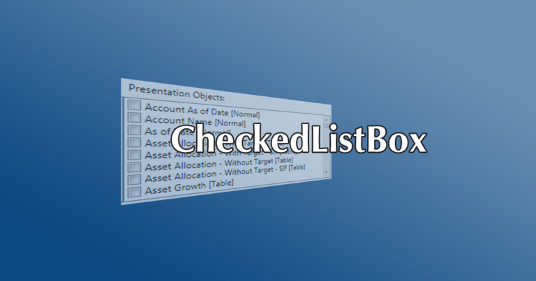 Como utilizar el CheckedListBox