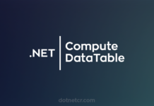 .net compute datatable