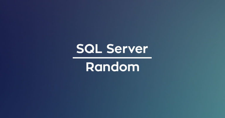 SQL Server Random