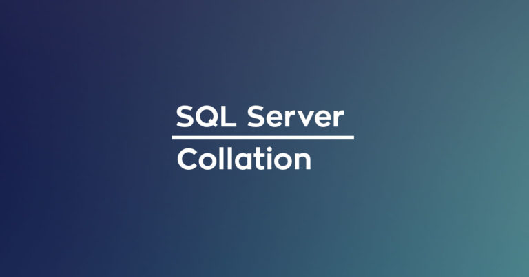 sql server collation