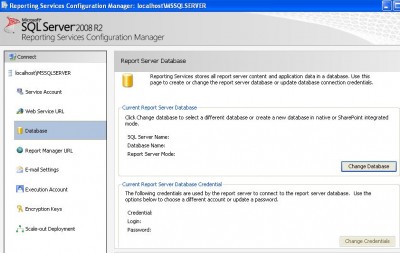 Reporting Services Configuracion - SQL Server 2008
