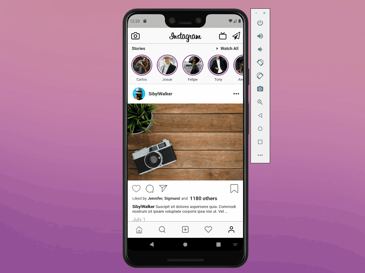 Flutter - Instagram Clone App